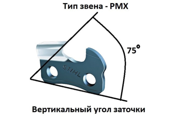 Цепь пильная STIHL (63 PMX) 55 звеньев продольный рез 3614-006-0055